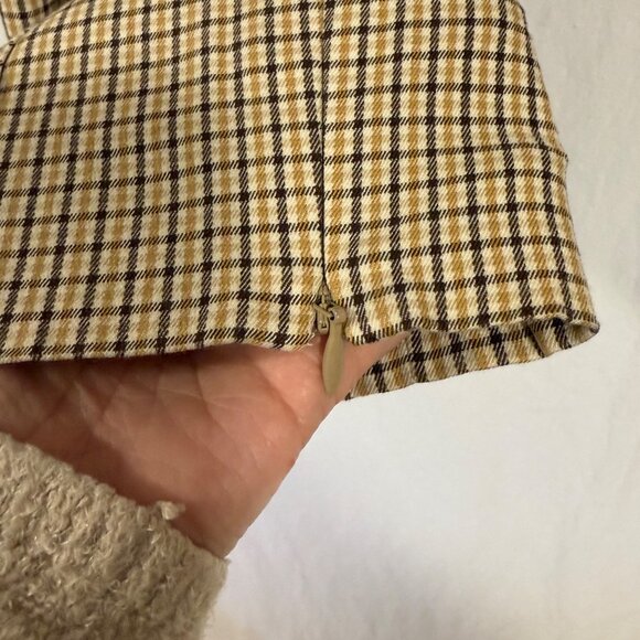 Theory Alletah Ansley Check Plaid Pants Size 6 - Picture 3 of 11